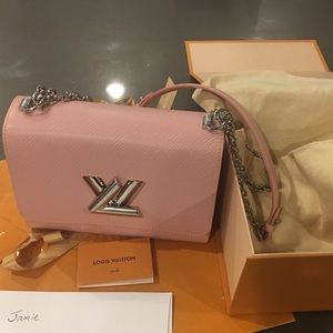 Louis Vuitton Twist MM Pink Epi Leather